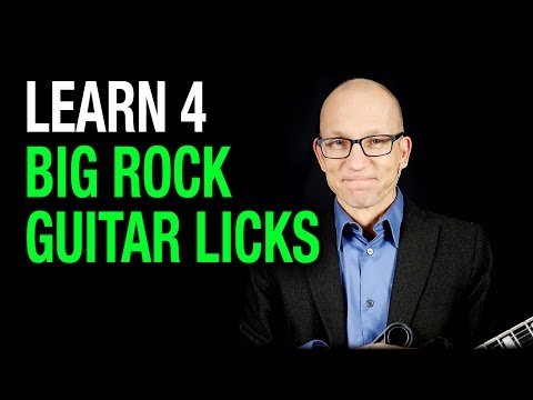 Big Rock Guitar Licks - Killer Guitar Lesson