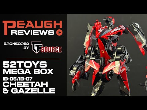 Video Review: 52TOYS Mega Box IB-05/IB-07 CHEETAH and GAZELLE