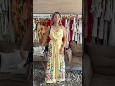 Macacão Estampado Maira Lenço