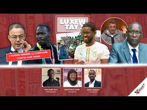 "Lu Xew Tay": Accueil des Lions, l’homme qui veut la tête de Pape Thiaw, Conflit Maroc / Sénégal