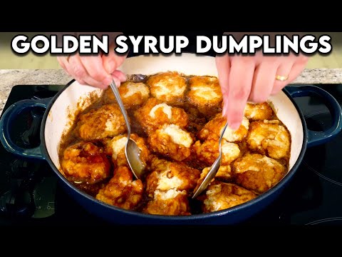 Golden Syrup Dumplings | Like Sticky Toffee Pudding, But EASIER!