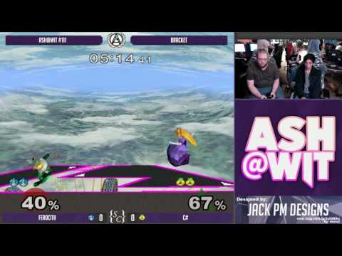 Ferocitii (Peach) vs C# (Sheik) - ASH@WIT #111 Melee Bracket