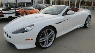 2014 Aston Martin DB9 Volante Start Up, Exhaust, and In Depth Review