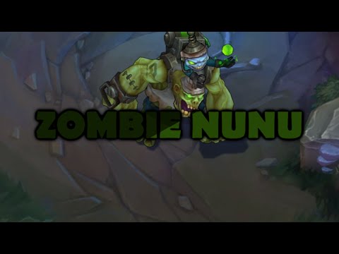 ZOMBIE NUNU Skin Spotlight Gameplay - League of Legends (Harrowing 2015)