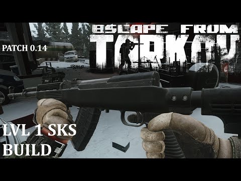 Escape From Tarkov Lvl 1 SKS Build (0.14 Patch)
