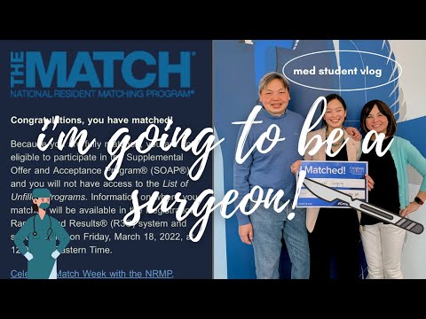 I MATCHED! // preparing for a career in general surgery