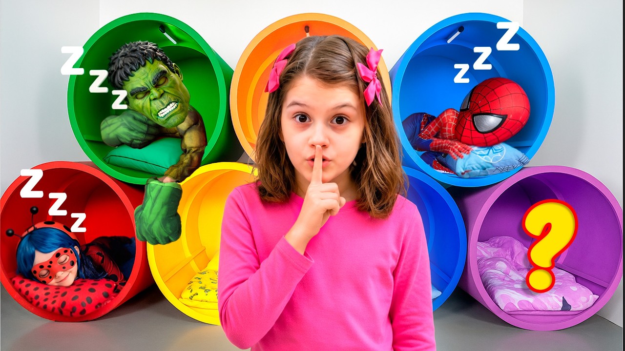 Eva and Superhero Hotel Vacation + MORE adventures for kids