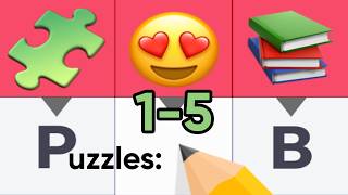 Crossword Challenge | Puzzles 1 - 5 ✏️ [Solution Walkthrough] [iOS]