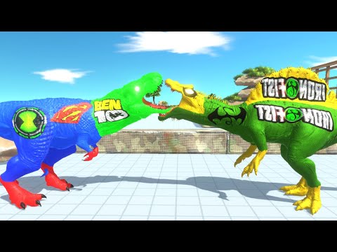 SUPERBEN 10 T-REX DEATHRUN - Animal Revolt Battle Simulator