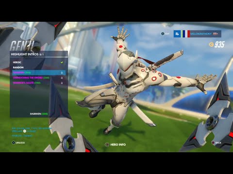 Overwatch Skin Spotlight - Genji ( Nihon ) Olympic Skin