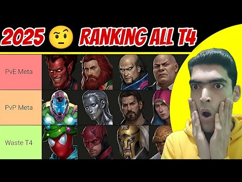 Ranking ALL TIER-4 in 2025 🔥 Best to Worst  | Marvel Future Fight
