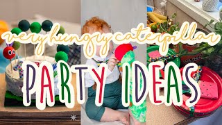 Ideas and inspiration for 'The Very Hungry Caterpillar' themed kids/baby birthday party! 🐛 🍓 🍎 🍐 🧀