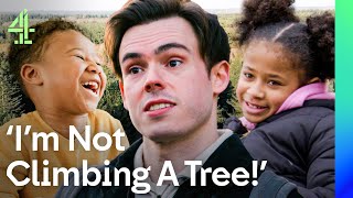 Can Rhys James Survive A Forest Day Trip With Kids In Charge? | Tiny Day Trippers | Channel 4