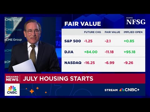 July housing starts rise but permits post decline