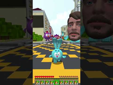 Kikoriki in Minecraft | Walkspeed Music ☀️🌎 #shorts #roblox #minecraft