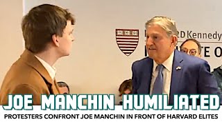 Protesters Humiliate Joe Manchin In Front Of Harvard Elites