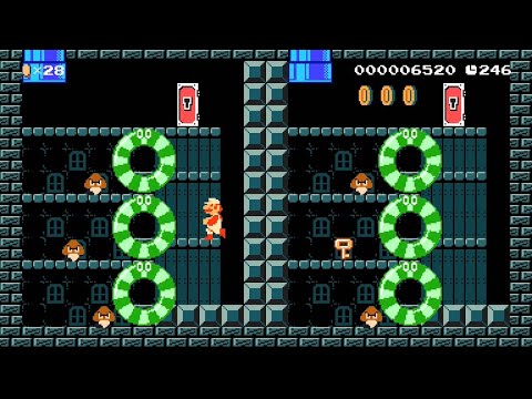 Super Mario Maker 2 - Seeing Double by mortilito - No Commentary