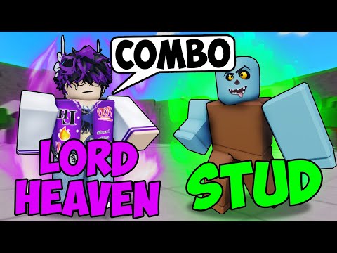 Learning COMBOS with LORD HEAVEN in Roblox The Strongest Battlegrounds