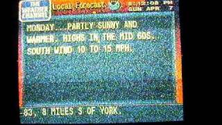 preview picture of video 'Weather Channel Local Forecast-April 2002'