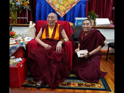 Geshe Doga 90th Birthday Celebration talk some reflections and general advice to students