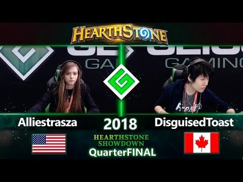 Hearthstone Showdown QuarterFINAL: Alliestrasza vs DisguisedToast 04/07/2018