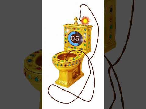 10 Second Timer Bomb GOLD TOILET 🚽 #timertopia