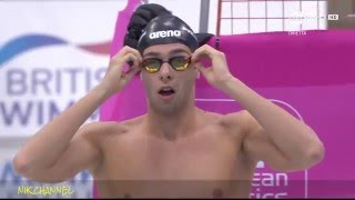 Paltrinieri/Detti - ORO e ARGENTO 1500 s.l. -  Europei di nuoto Londra 2016