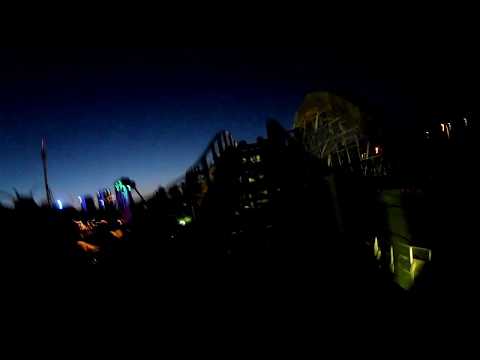 On Ride BY NIGHT - Balder - Liseberg (Front View)