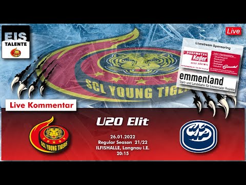 MS 21/22 - U20 Elit - Regular Season - SCL Young Tigers vs HC Ambri-Piotta
