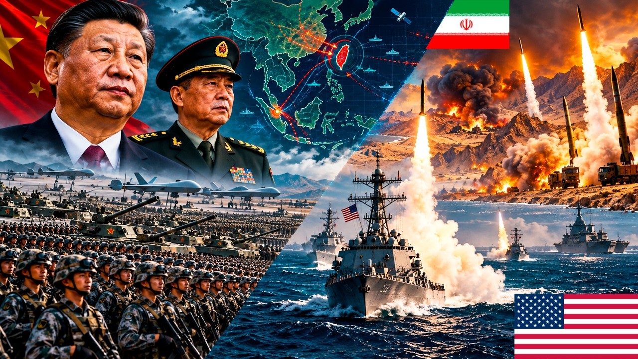 🇨🇳⚔️🇺🇸 CHINA ESTÁ ESTUDIANDO LA GUERRA CONTRA IRÁN 🇮🇷 PARA ENFRENTARSE CONTRA EE. UU. POR TAIWAN 🇹🇼