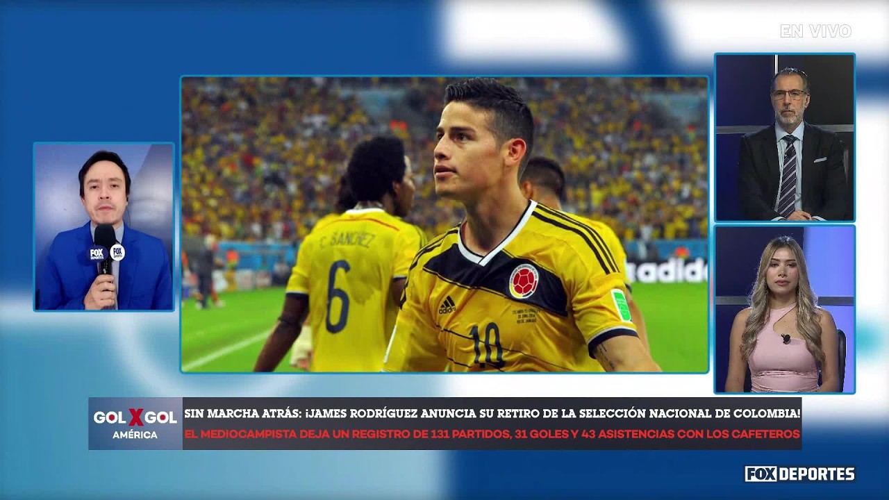 ANUNCIÓ SU RETIRO | James Rodríguez le dice adiós a la Selección Colombiana | GolXGol