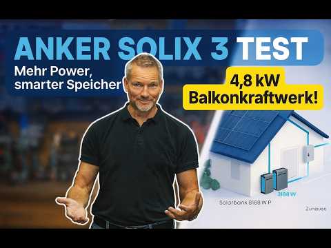 Balkonkraftwerk war gestern: Anker SOLIX Solarbank 3 parallel → echte Haus-PV mit 64,5 kWh!