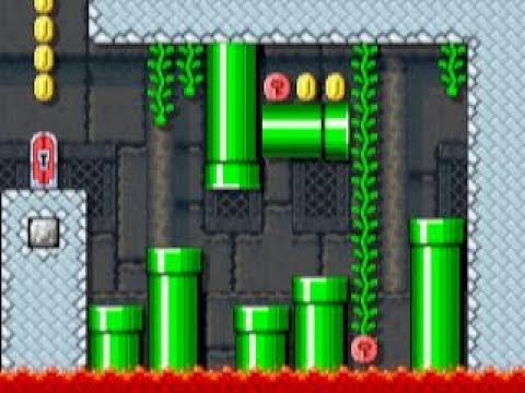 Bowser's Garden ⚡️ by Riku ⚡️ Super Mario Maker Raw Gameplay