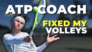 ATP Coach Exposes My Volley Mistakes (and How He Fixed Them)