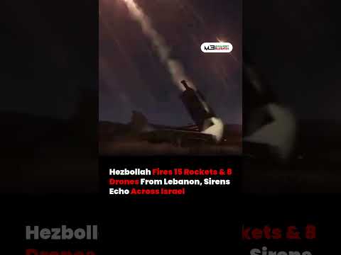 Hezbollah Rocket & Drone Attack Triggers Sirens Across Israel