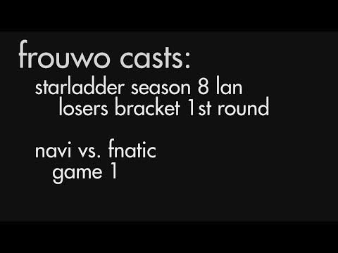 Navi vs Fnatic // Game 1 // Starladder 8 LAN Losers Round 1