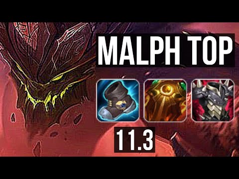 MALPHITE vs MORDEKAISER (TOP) | 69% winrate, 5/4/15 | BR Grandmaster | v11.3