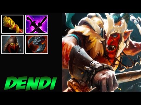 Dendi 7,6k MMR Plays Troll Warlord vol 1 - Dota 2