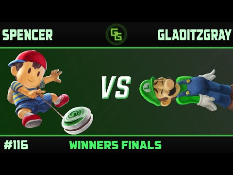 Spencer (Ness) vs GladitzGray (Luigi, Zero Suit Samus) - FreeFall 116 Winners Finals