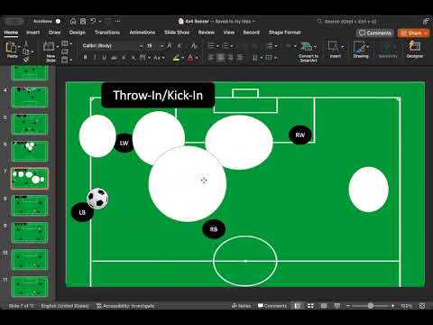 Touchline Tactics: Kick-Ins & Throw-Ins in a 4 on 4 Setting