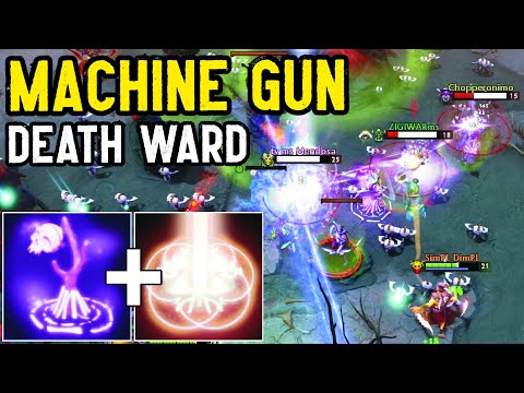 Machine Gun Death Ward - Witch Doctor and Chen By Goodwin | Dota 2 Gameplay