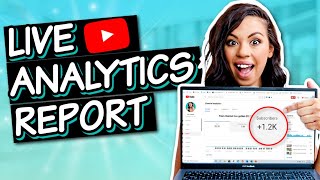 🔴 LIVE YouTube Analytics Report As A Small YouTube Channel l 1,200 Subs In 5 Months