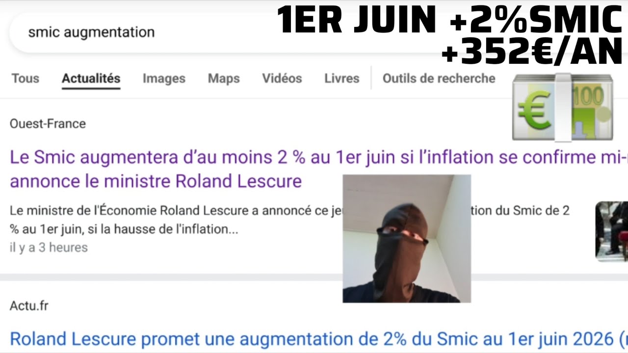 Hausse du Smic d'au moins 2 % en juin envisagée par Bercy si l ...