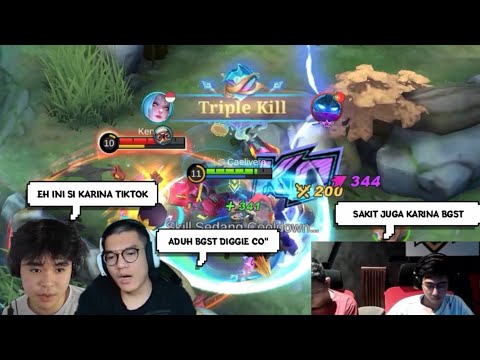 [REACTION] Full BTR (Kennn, Rippo, Razeboy, Bottle, & Branz) vs Karina Caelivera | Mobile Legends