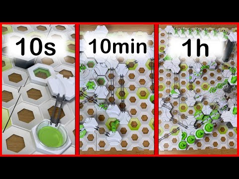 Gravitrax Bahn in 10s vs 10min vs 1h 😀😨