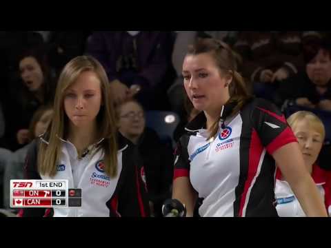 2017 Scotties Tournament of Hearts - Carey (CAN) vs. Homan (ON) - Draw 1