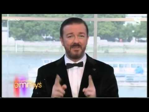 Ricky Gervais interviene con un video pre-registrato agli Emmy Award 2011 (sub ita)
