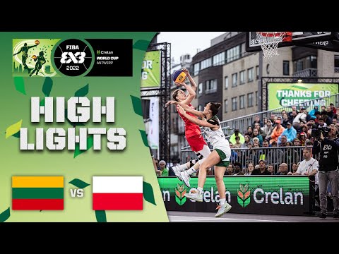 Lithuania v Poland | Women Quarter-Final | Highlights | Crelan FIBA 3x3 World Cup 2022