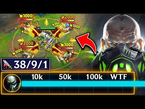 This Urgot game was the best I've played in 15 years... (38 KILLS, 125,000+ DAMAGE)