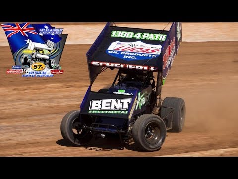 2019 Sprintcar Australian title @ Archerfield Speedway - final 10 laps